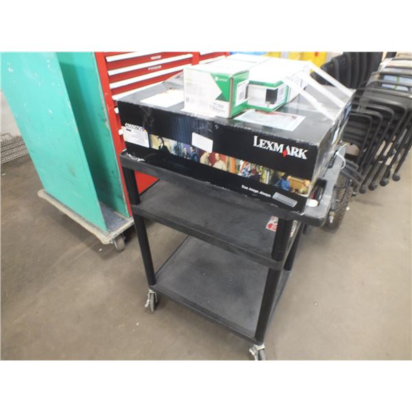 Black Cart w/ Assorted Toner