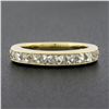 Image 2 : NEW 18k Yellow Gold 2.0 ctw French Cut Channel Diamond Stack Wedding Band Ring