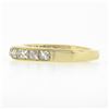 Image 6 : NEW 18k Yellow Gold 2.0 ctw French Cut Channel Diamond Stack Wedding Band Ring