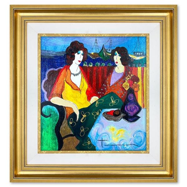 At the Port by Tarkay (1935-2012)