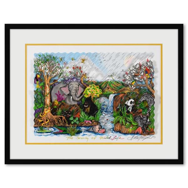 Serenity of the Wildlife (Yellow) by Fazzino, Charles