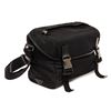 Image 3 : Prada Black Tessuto Double Buckle Flap Bag