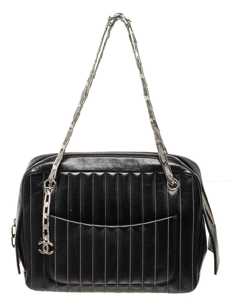 CHANEL Medieval Collection Mini 2WAY Shoulder Handbag Random number AS4370 black