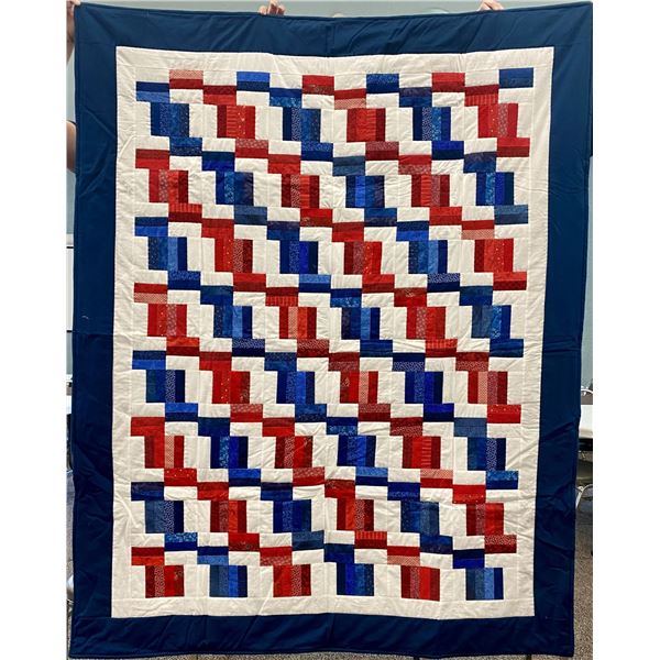 Patriotic Rail Fence