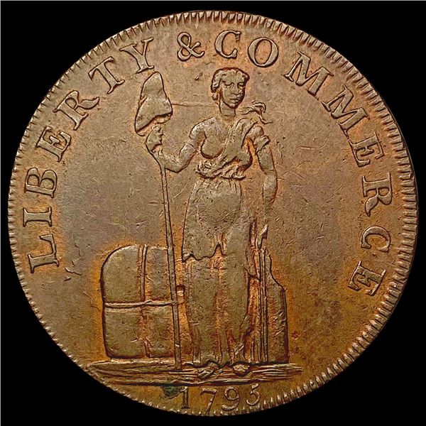 1795 Talbot Allum & Lee 1C Copper Colonial CLOSELY UNCIRCULATED