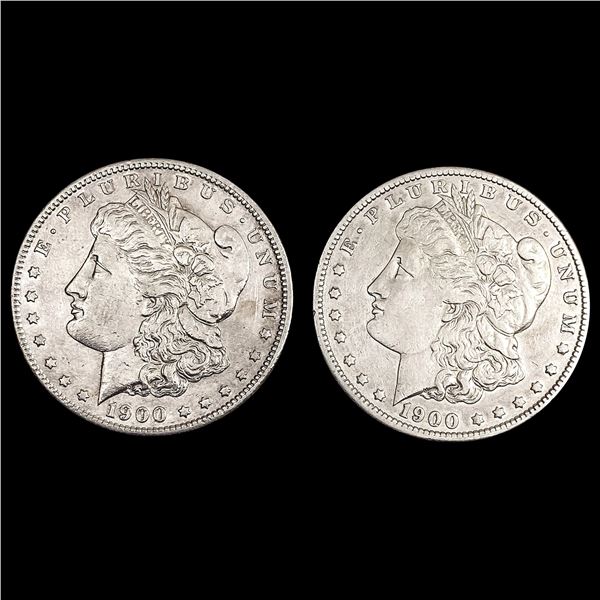 [2] 1900-S Morgan Silver Dollar CLOSELY UNCIRCULATED