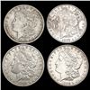 Image 1 : [4] 1898-S&1899-O Morgan Silver Dollar HIGH GRADE
