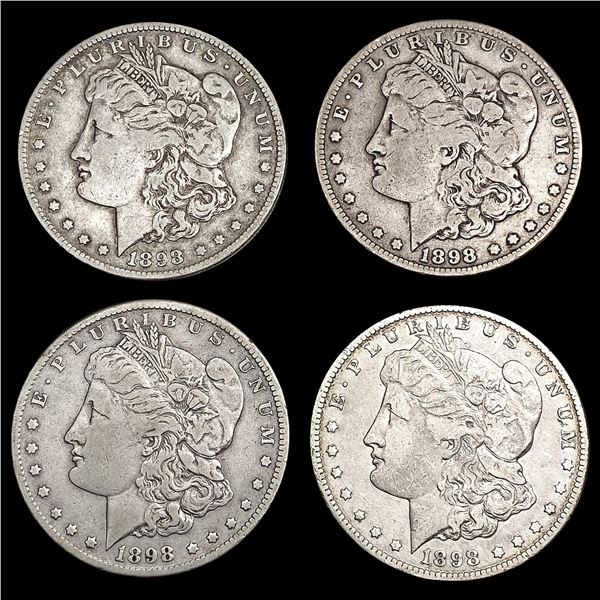 [4] 1898-S Morgan Silver Dollar LIGHTLY CIRCULATED