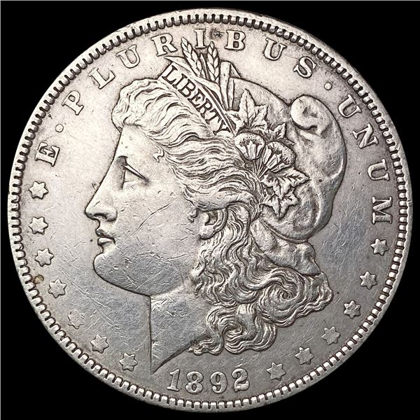 1892 Morgan Silver Dollar CLOSELY UNCIRCULATED