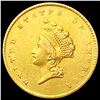 Image 1 : 1855 Rare Gold Dollar CLOSELY UNCIRCULATED