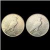 Image 2 : [2] 1934 Silver Peace Dollar UNCIRCULATED
