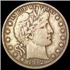 Image 1 : 1912-D Barber Half Dollar LIGHTLY CIRCULATED