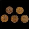 Image 1 : [5] 1863 Varied Copper Tokens HIGH GRADE