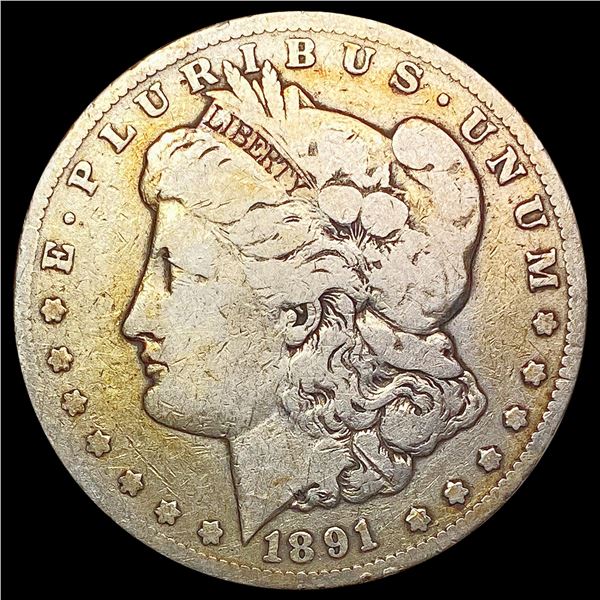 1891-CC Morgan Silver Dollar NICELY CIRCULATED