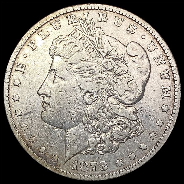 1878-CC Morgan Silver Dollar NEARLY UNCIRCULATED