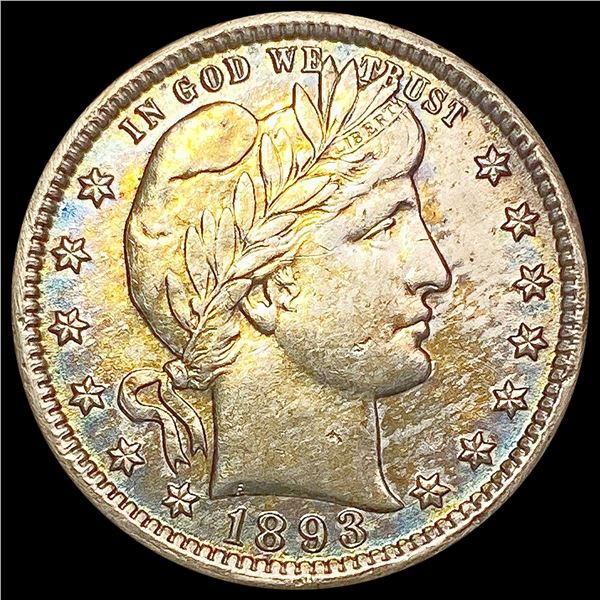 1893-O Barber Quarter CLOSELY UNCIRCULATED