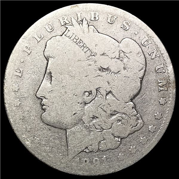 1891-CC Morgan Silver Dollar NICELY CIRCULATED