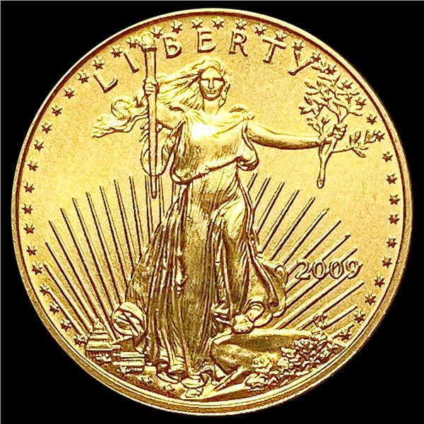 2009 1/10oz Gold $5 Eagle SUPERB GEM BU