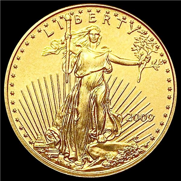 2009 1/10oz Gold $5 Eagle SUPERB GEM BU