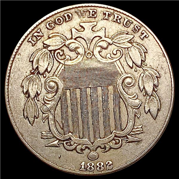 1882 Shield Nickel CLOSELY UNCIRCULATED