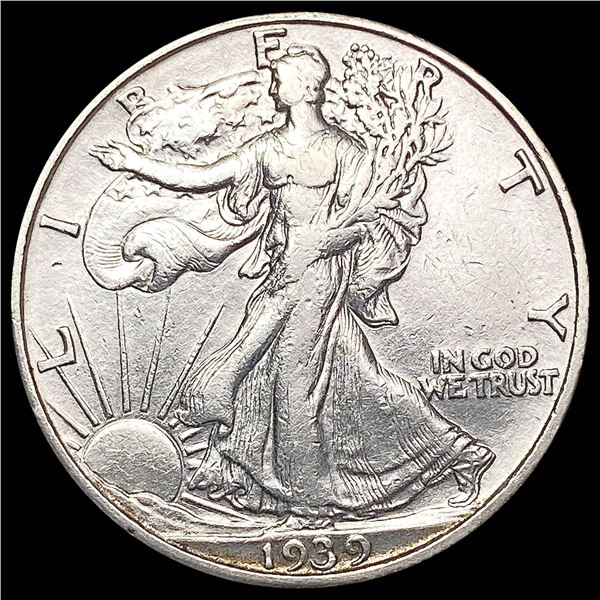 1939-S Walking Liberty Half Dollar CHOICE AU