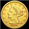 Image 1 : 1852 $2.50 Gold Quarter Eagle CLOSELY UNCIRCULATED