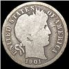 Image 1 : 1901-S Barber Dime NICELY CIRCULATED