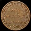 Image 2 : 1863 Civil War Token; Shoe Store Albany NY CLOSELY UNCIRCULATED
