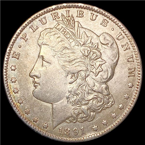 1891-CC Morgan Silver Dollar UNCIRCULATED