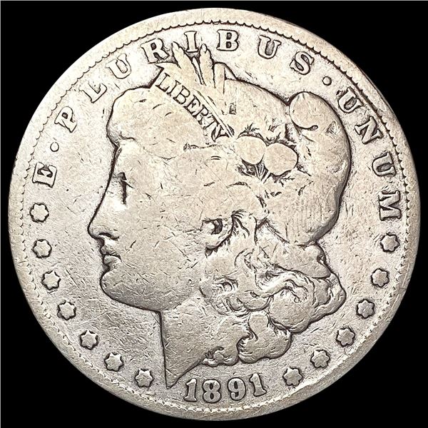 1891-CC Morgan Silver Dollar NICELY CIRCULATED