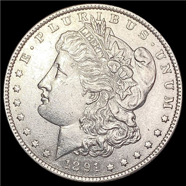 1891-S Morgan Silver Dollar CLOSELY UNCIRCULATED