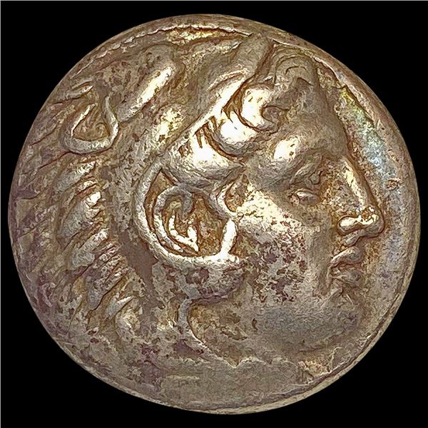 336-323 BC Alexander the Great Silver Tetradrachm LIGHTLY CIRCULATED