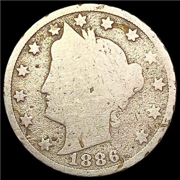 1886 Liberty Victory Nickel NICELY CIRCULATED