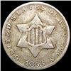 Image 1 : 1853 Silver Three Cent NEARLY UNCIRCULATED