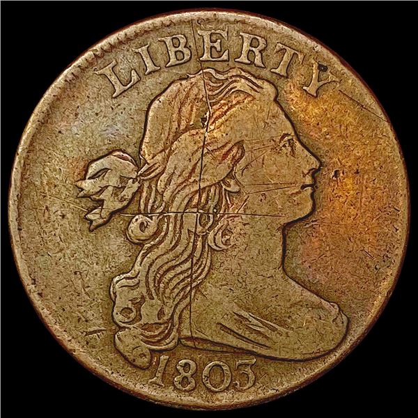 1803 Sm. Dt. Sm Frac. Draped Bust Large Cent NICELY CIRCULATED