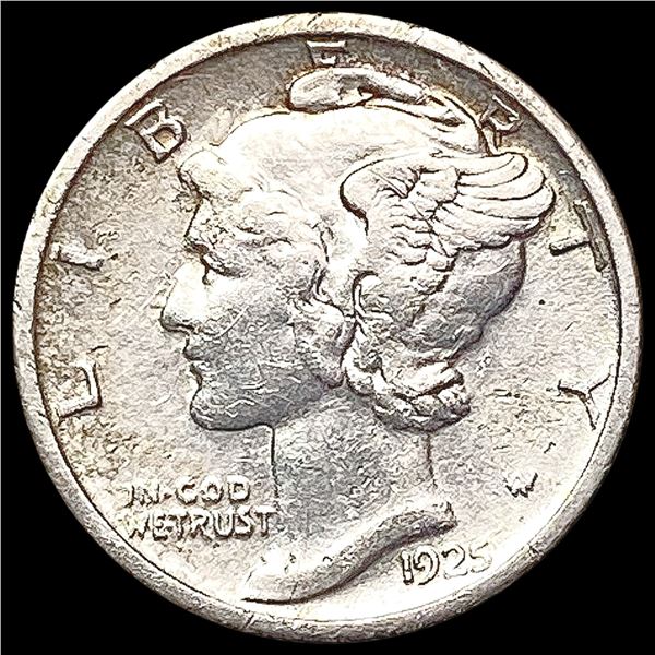 1925-S Mercury Dime CLOSELY UNCIRCULATED