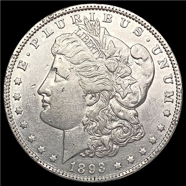 1893 Morgan Silver Dollar CLOSELY UNCIRCULATED