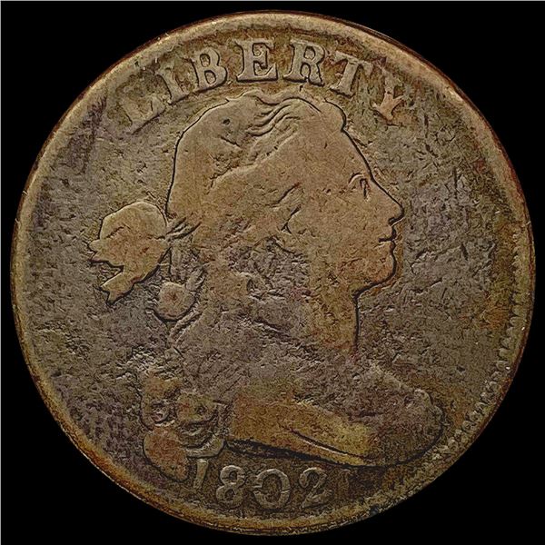 1802 Draped Bust Large Cent NICELY CIRCULATED
