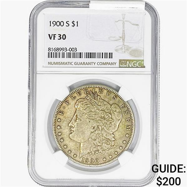 1900-S Morgan Silver Dollar NGC VF30