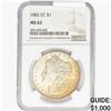 Image 1 : 1882-CC Morgan Silver Dollar NGC MS62