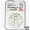 Image 1 : 2021-S Silver Eagle NGC MS70