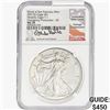 Image 1 : 2021-S Silver Eagle NGC MS70
