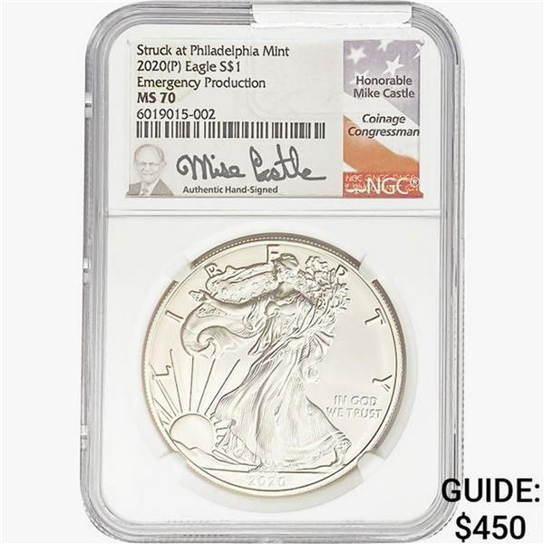 2021-S Silver Eagle NGC MS70