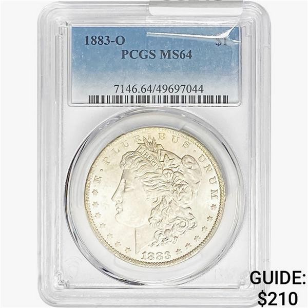 1883-O Morgan Silver Dollar PCGS MS64