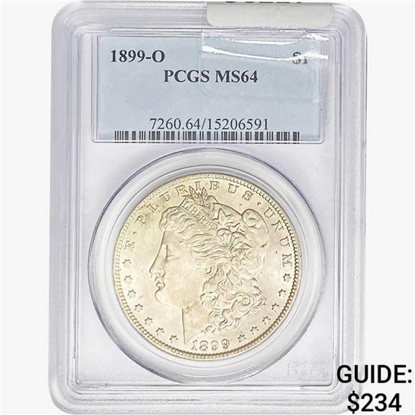 1899-O Morgan Silver Dollar PCGS MS64