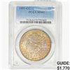 Image 1 : 1881-CC Morgan Silver Dollar PCGS MS61