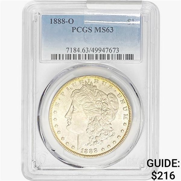 1888-O Morgan Silver Dollar PCGS MS63