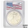Image 1 : 1991 Silver Eagle PCGS Gem UNC  WTC Ground Zero