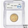 Image 1 : 1855 Seated Liberty Quarter ICG AU50 w/ Arrows