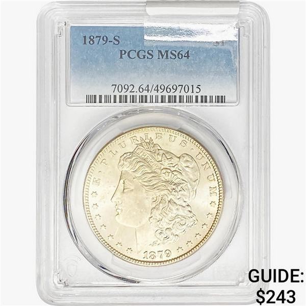 1879-S Morgan Silver Dollar PCGS MS64